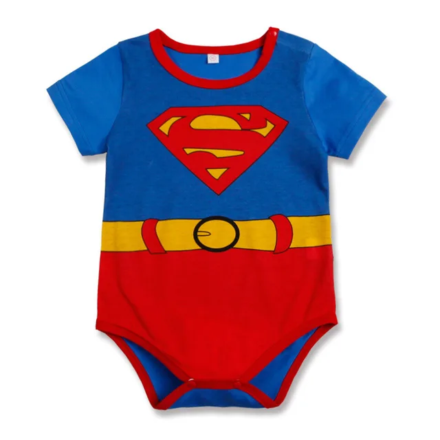 Superhero Newborn Infant Clothes suits Cosplay Baby Girls Boys Rompers