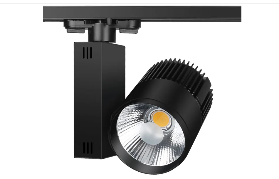 10Track Lighting LED Tracking Lamp 30W LED Clotheing Shopping Mall Exhibition Rail Light Black White Aluminum Modern Spot Lights