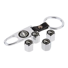 

For Opel Insignia Astra H J Corsa Mokka Zafira Vectra Meriva Combo Aglia Maloo Adam Junior DX Car Tire Valve Caps With Keychain