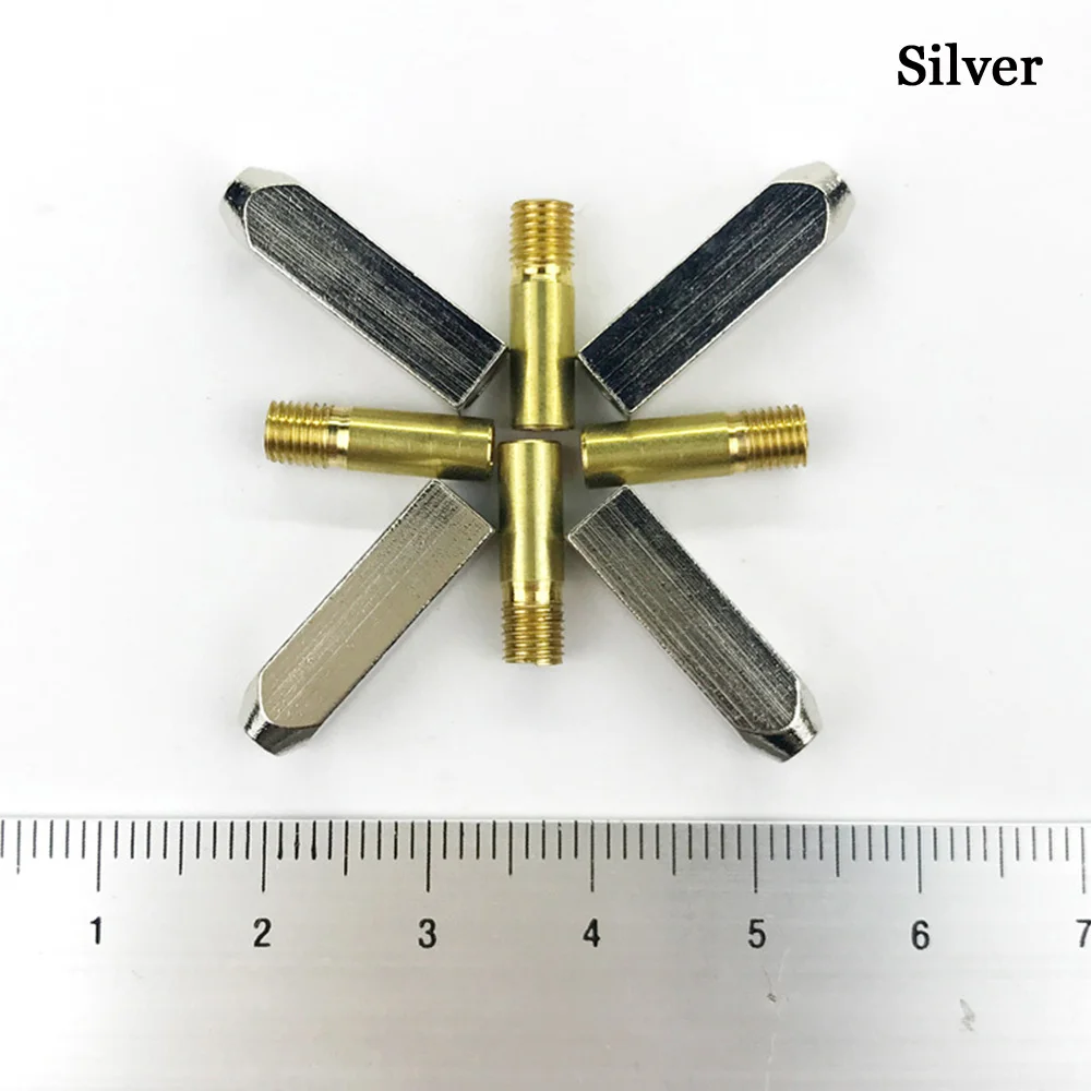 LEEMEIMEI 4 шт. шнурки украшения роскошный металлический аглет шнурки Замена Винта(LMMY02 - Цвет: silver