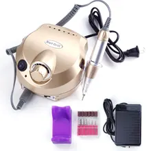 30000 об./мин./Золотой Электрический Маникюрный педикюрный станок для ногтей фреза для ногтей