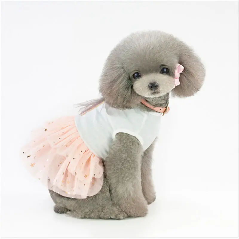 

Pet Dog Cotton Spring/summer Pet Clothes, Dog Dress Xs-xl Sizes,fashion New Baby Rabbit Skirts