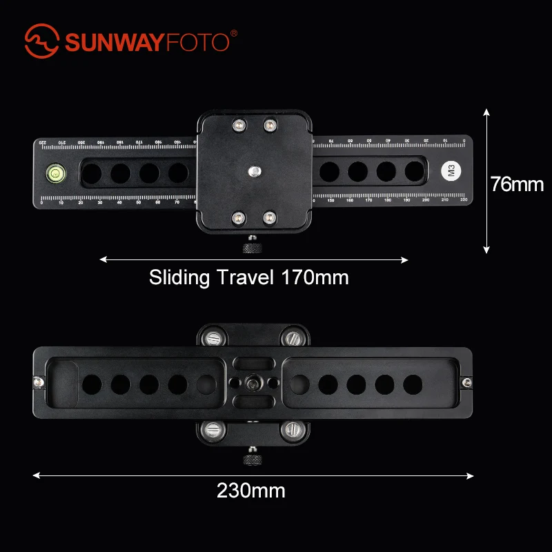 SUNWAYFOTO M3 камера dslr Мини слайдер телефон для видео рельсовые слайдеры видеофон