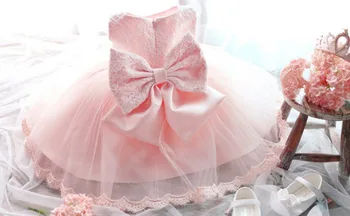 New Baby Girl Princess Wedding Party Flowers Dress 2