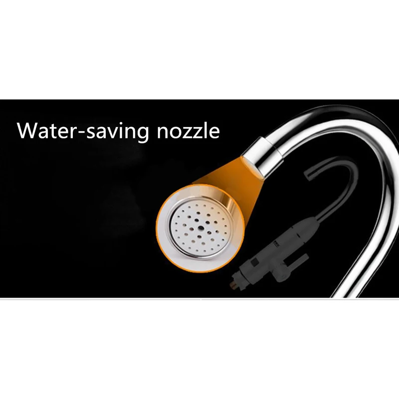New Kitchen LED Display Electric Hot &Cold Water Instant Heating Mixer Faucet Tap