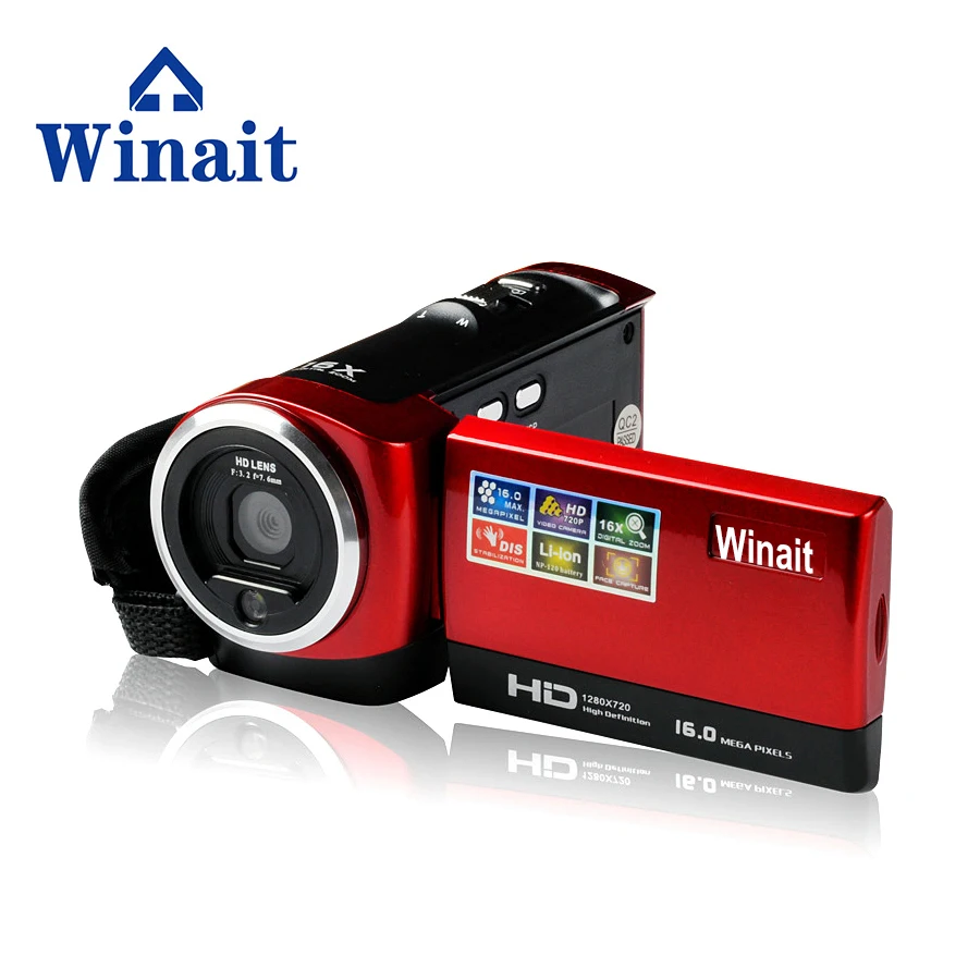 Winait 16 МП 720 P 2.4 дюймов TFT Дисплей 16 x цифровой зум цифровой видео Камера Портативный DVR видеокамера дешевые бесплатная доставка dv-c6