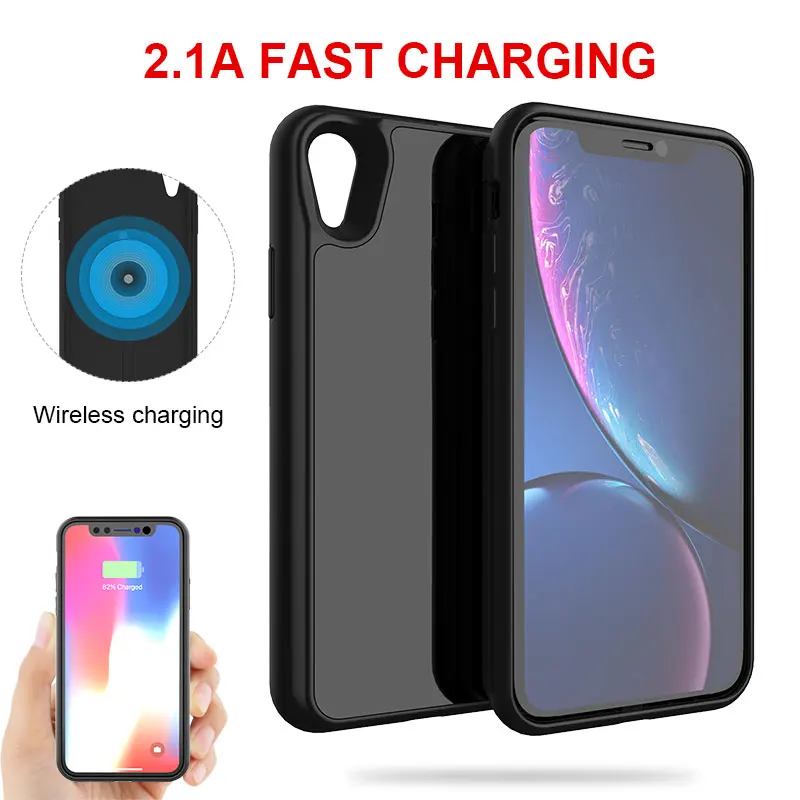 5000 мАч/6000 мАч батарея зарядное устройство чехол для iPhone X/XS/XR/X MAX быстрой зарядки