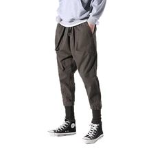 Бренд Для мужчин кросс-Штаны человек троса эластичные брюки Для мужчин s в стиле хип-хоп, штаны шаровары для мальчиков уличная Мужские штаны для спорта Штаны