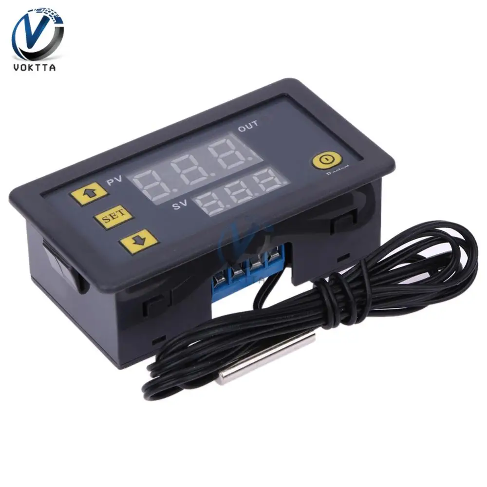 Светодиодный инкубатор с цифровым дисплеем W3230 DC 12V 24V 20A AC 110 220V регулятор