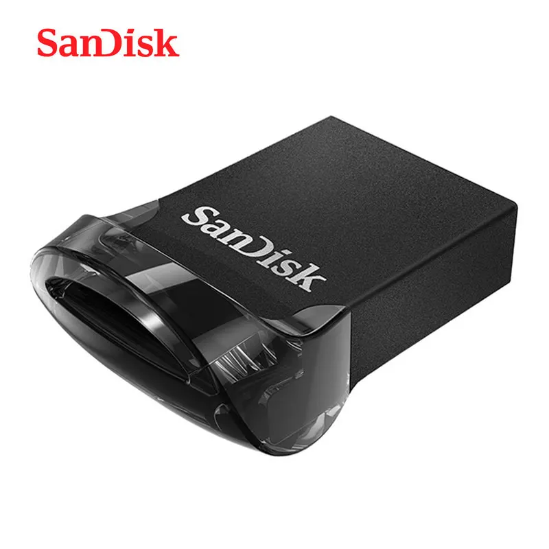 Двойной Флеш-накопитель SanDisk Ultra Fit CZ430 128 ГБ USB флэш-накопитель USB 3,1 до 130 МБ/с. читать 64 Гб мини флеш-накопитель высокого Скорость USB 3,1 флэшку 32 Гб оперативной памяти, 16 Гб встроенной памяти