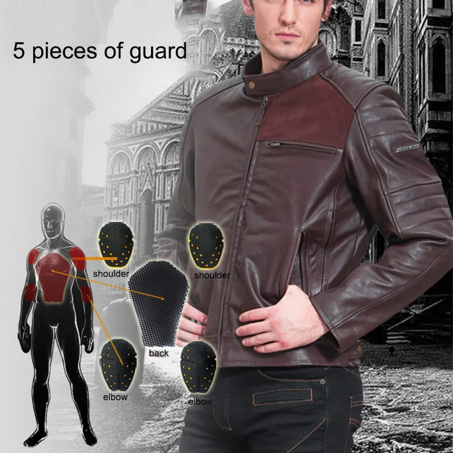 SCOYCO винтажная гоночная мотоциклетная куртка ветрозащитная натуральная кожа удобная одежда для мотокросса куртка для мотокросса JK51