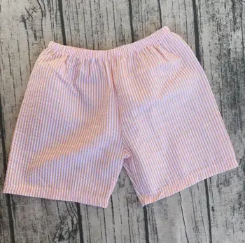 

high elastic waist kids comfortable fashion sport pants summer swimming shorts boutique boys Seersucker shorts