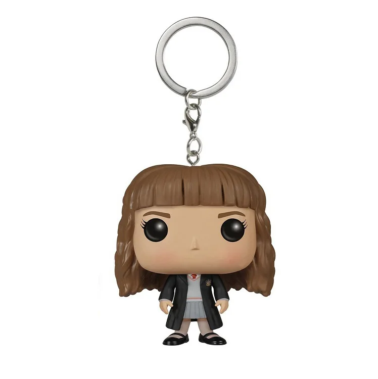 

Movie Harri Potter Hermione granger Action Toy Figures Doll With Retail Box PVC Pocket Keychain Toy Car Bag Key Ring Chain