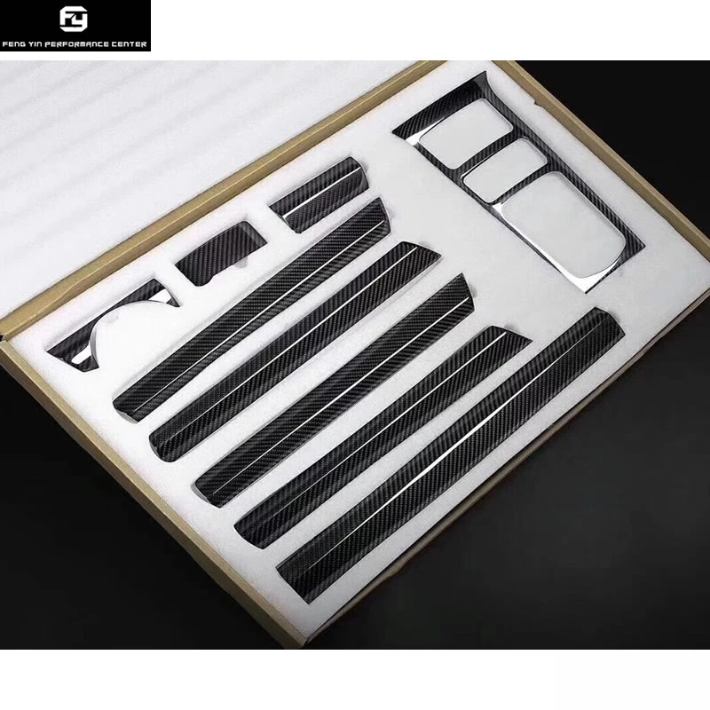 

958 Carbon Fiber interior Door handle cover Dashboard cover for Porsche Cayenne 958 11-17