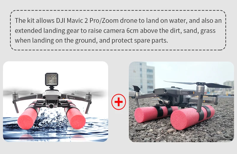 Посадка на воде части DJI Mavic 2 Pro Посадка занос поплавок комплект для DJI Mavic 2 Pro/зум Дрон