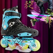 Горячее предложение! Распродажа! Встроенные коньки Patines для детей и взрослых, повседневные катания на коньках, спортивные с 85A PU колесами, ABEC-7 подшипник, рама из алюминиевого сплава