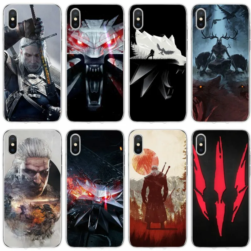 

The Witcher Wild Hunt Cover Soft Silicone Phone Case For iPhone 6 6plus 7 8plus 5 5S 5C SE X XS XR XS Max