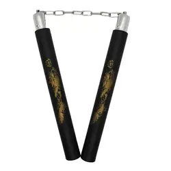 Пена Брюс Ли Nunchucks Китайский кунг-фу Боевые искусства нунчаку для практики резиновая Nunchucks для детей ушу учебного оборудования