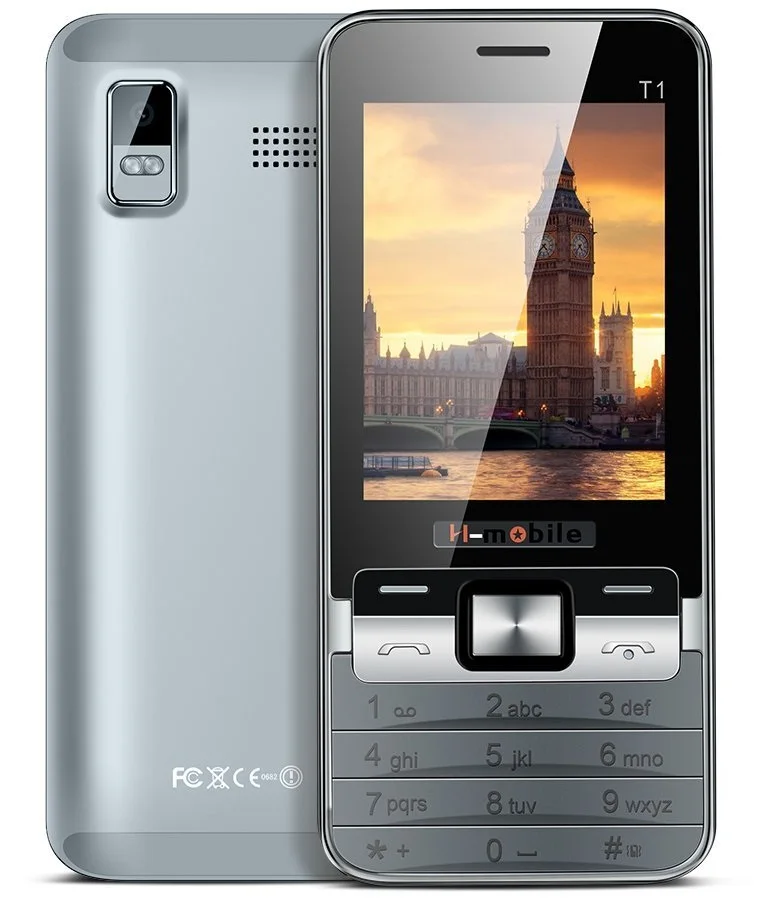 Оригинальный H Mobile T1 Базовая большая клавиатура четырехдиапазонный мобильный