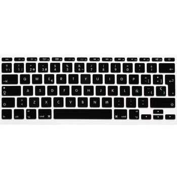 

11.6 EU Spanish Language Silicone Keyboard Protector Cover Skin Protective Film for Apple MacBook Air 11 11.6 inch