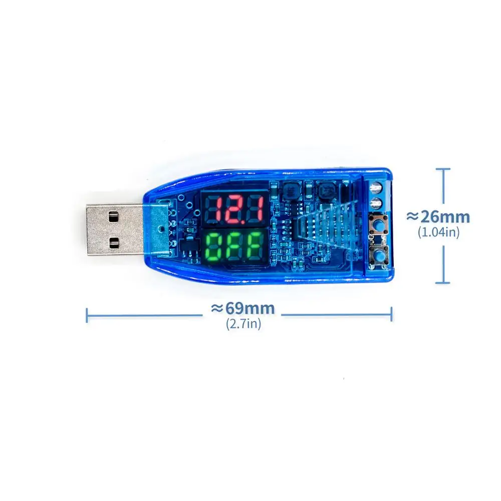 DC CNC USB buck boost источника питания регулятор напряжения при напряжении от 5 в до 3 V 9V 12V