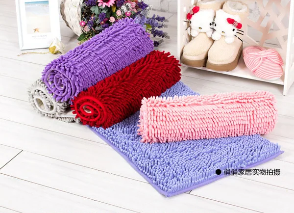 60 X 40cm Fluffy Bedroom Rug Bath Mat Doormat Carpet Floor 60 X 40cm Fluffy Bedroom Rug Bath Mat Doormat Carpet Floor Chenille