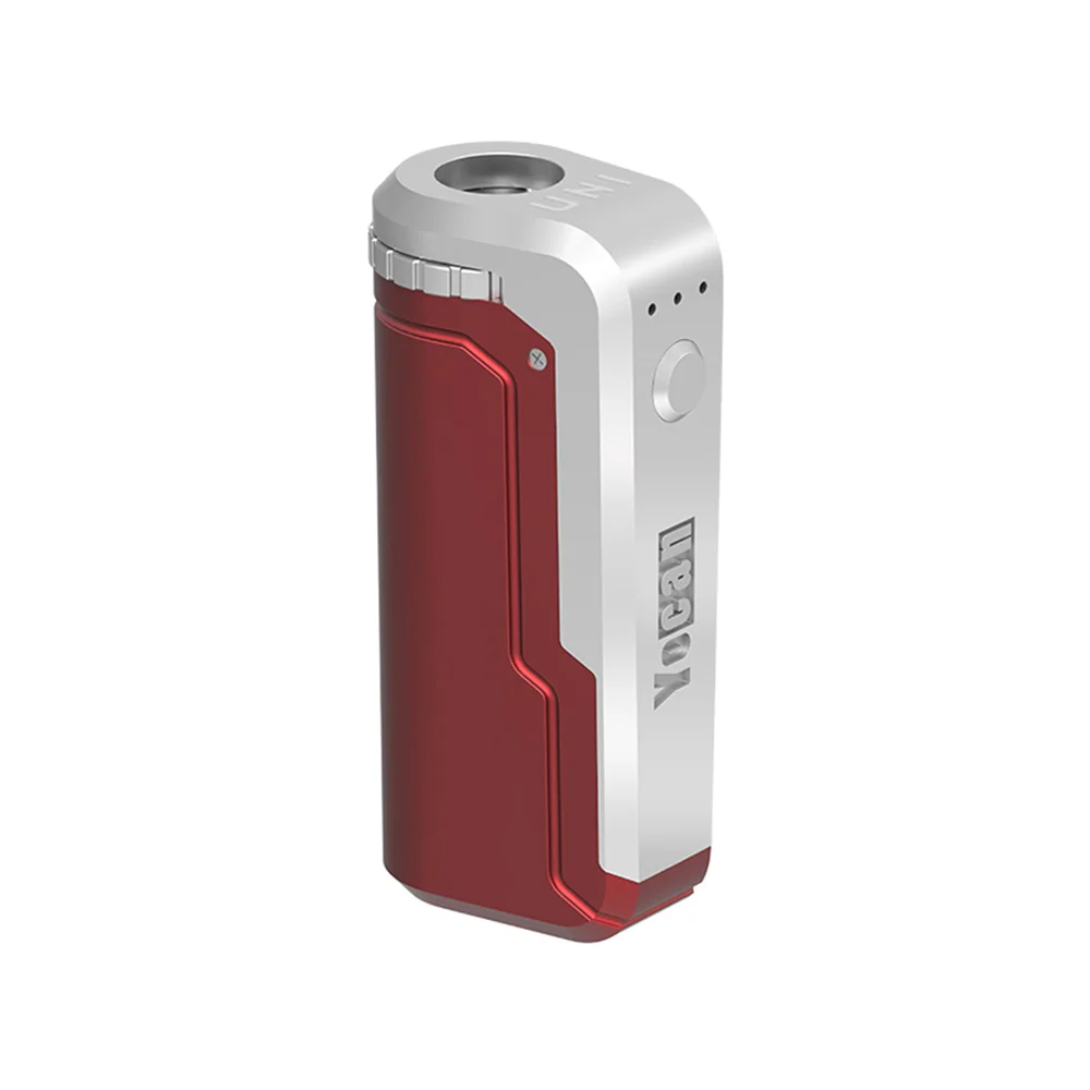 Yocan UNI Box Mod встроенный аккумулятор 650 мАч с регулируемой высотой, соответствующие всем стилям атомайзеров 10s функция предварительного нагрева - Цвет: Красный