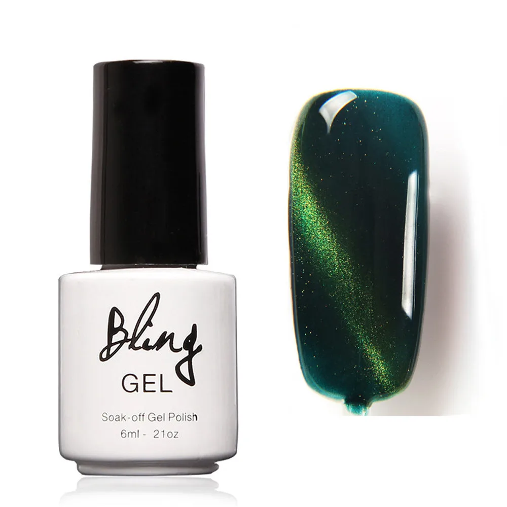 FOCALLURE Bling Cat Eyes УФ Гель лак замачиваемый Светодиодный гель для ногтей Лучшая