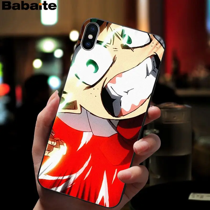 Babaite My hero Academy New Personalized Print Phone Accessories Case for iPhone 8 7 6 6S Plus X XS MAX 5 5S SE XR Cellphones Babaite My hero Academy New Personalized Print Phone Accessories Case for iPhone 8 7 6 6S Plus X XS MAX 5 5S SE XR Cellphones