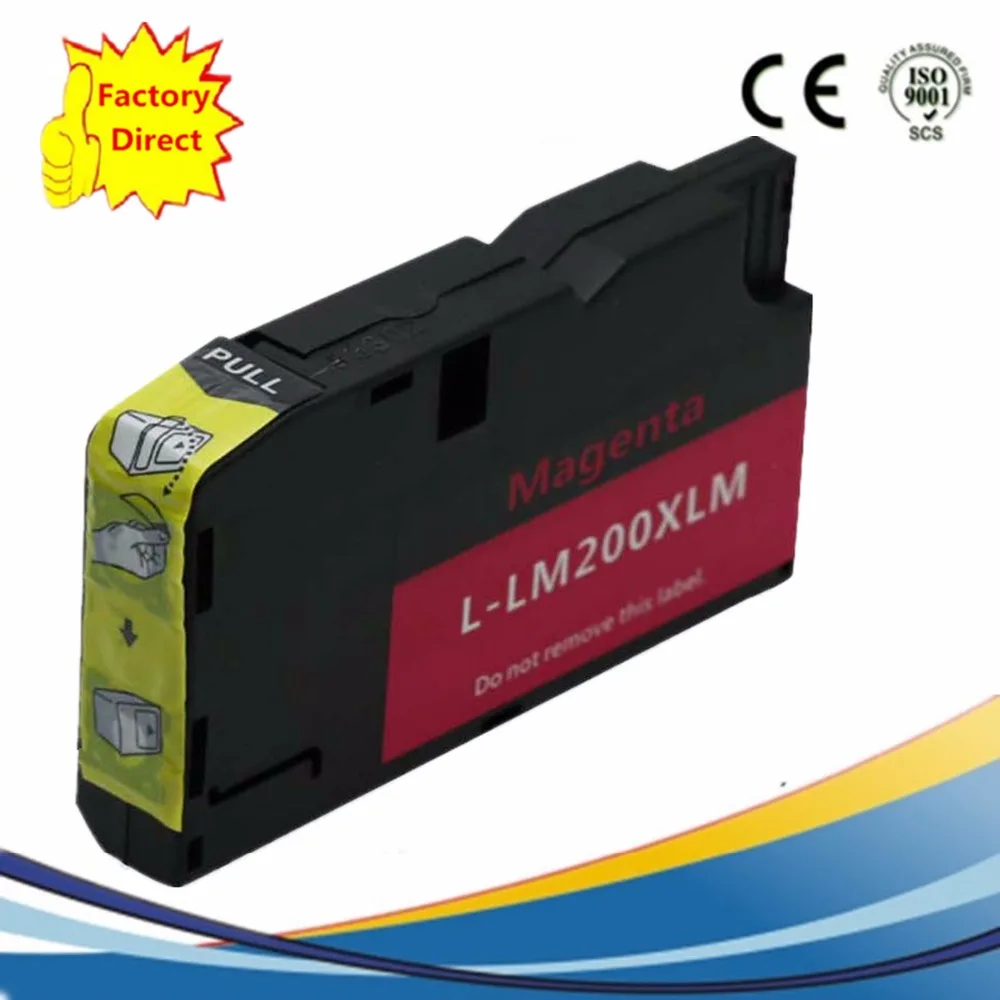 Модель LM200XLBK LM200XL LM 200XL LM200 200 для Lexmark OfficeEdge Pro4000c Pro4000 Pro5500 Pro5500t|ink cartridge|replacement cartridgeink