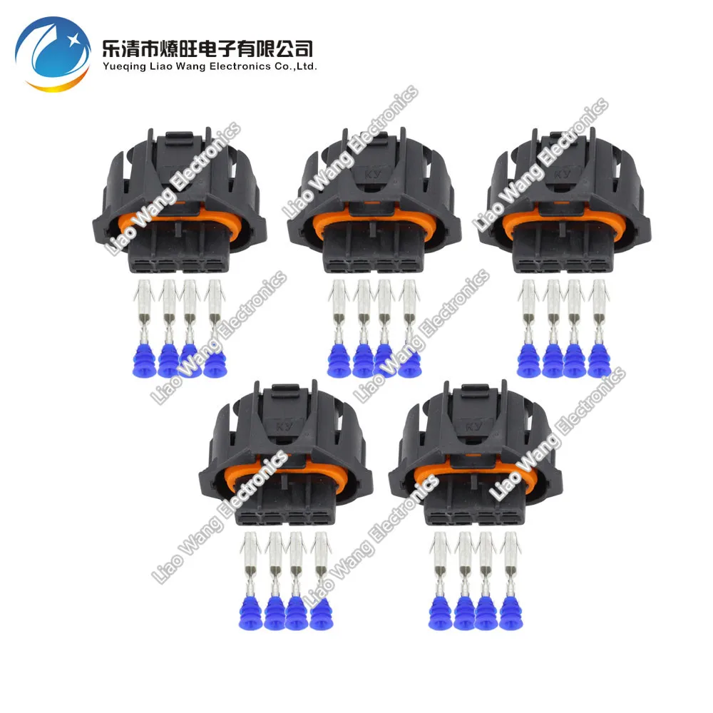 

5 PCS 4 Pin DJB7049Y-3.5-21 Female 3.5mm Auto Sensor Plug Electrical Wire Connector Automotive Waterproof connector