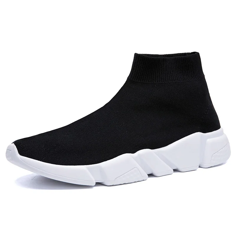 

2019 Spring Sport Athletic Tennis Shoes for Men Women Couples Breathable Air Mesh Female Socks Sneakers Outdoor Jogging Trainers