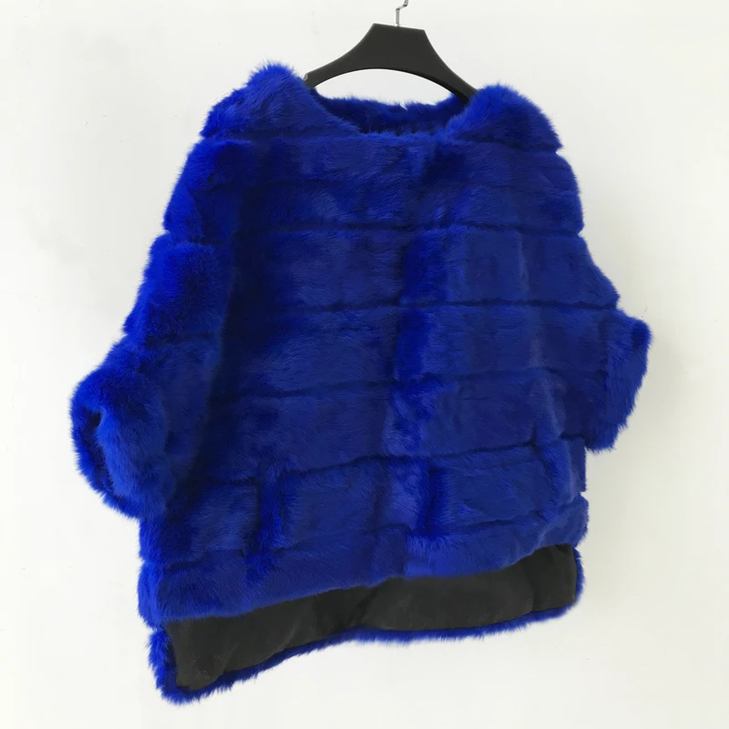 Шуба из натурального меха кролика пальто с мехом короткая куртка фабрики