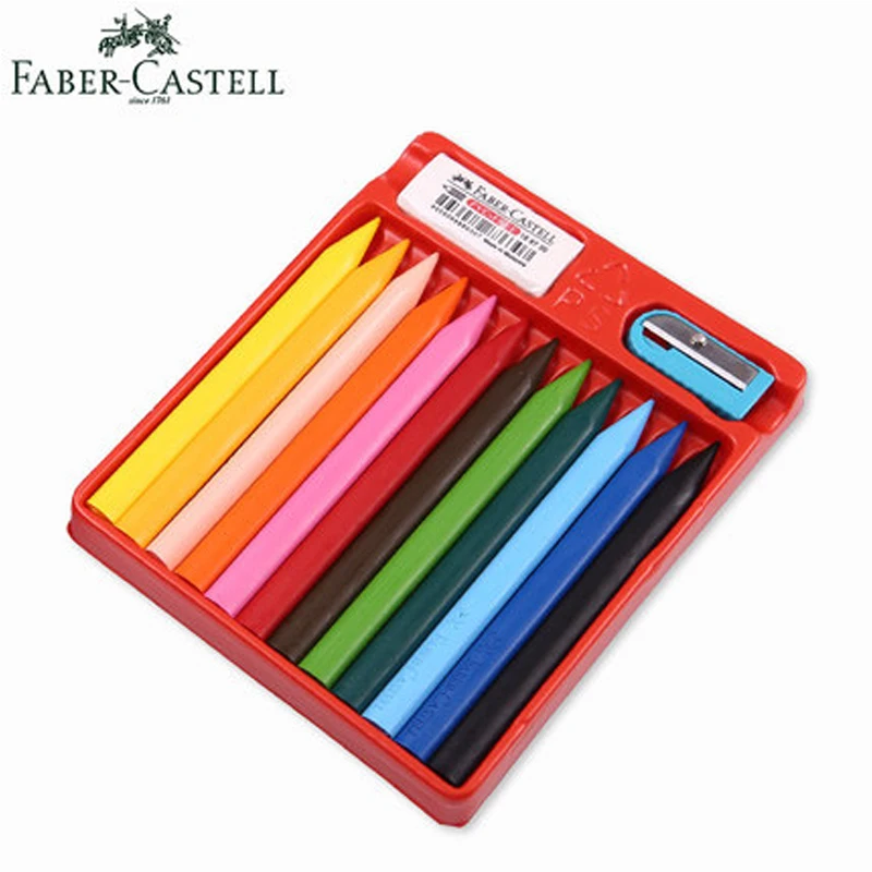 Faber-Castell шестигранный моющийся карандаш 1223-12 цветов/18 цветов/24 цвета для детской живописи шестигранный моющийся карандаш