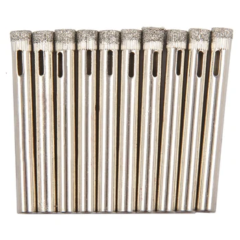 

10 x Diamond Holesaw Tile Glass Slate Porcelain Marble Drill Bits Tool