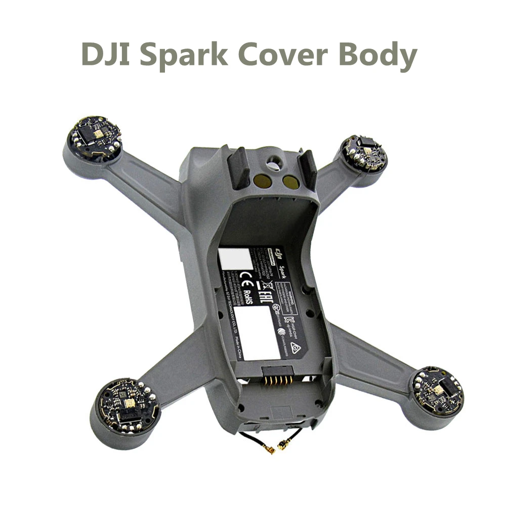 Сменный корпус средней рамы для DJI Spark Cover Body Shell запасные части DJI Spark RC Drone Mid Frame оригинальные аксессуары