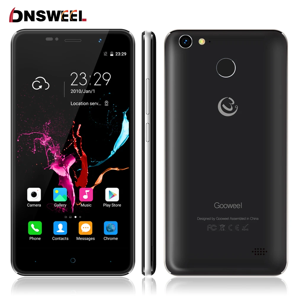 Original Gooweel M15 4G Smartphone Fingerprint MTK6737 Quad core 64bit 5 0 inch IPS Android 6