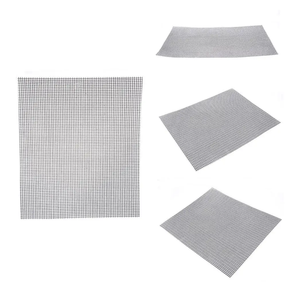 

BBQ Mat in Grid Shape Non-stick BBQ Grill Mesh Barbecue Baking Liners Reusable Teflon Cooking Sheet Heat Resistance Cooking Tool