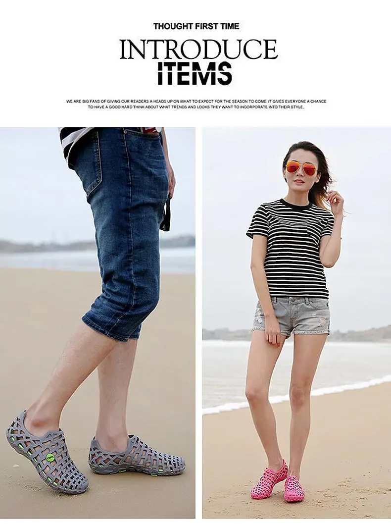 1 (43)Hollow Wading Shoes Breathable Aqua Shoes Beach Sandals Adult Slippers Sport Upstream Shoes Women Diving Socks 