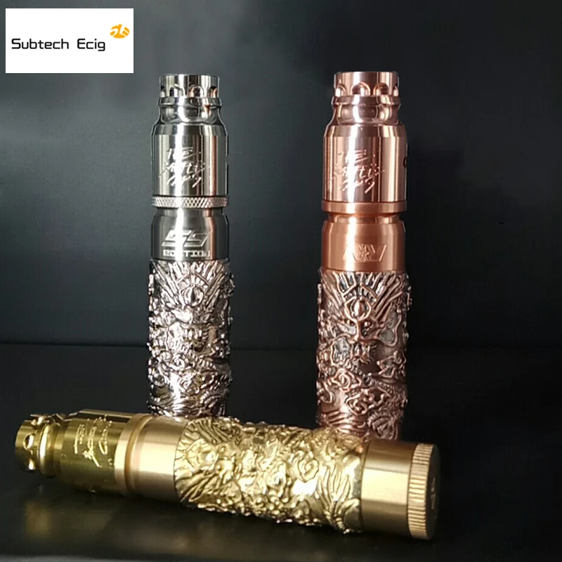 Новое поступление AV dragon механический мод с Comp Lyfe RDA электронная сигарета комплект