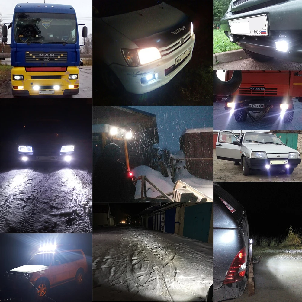 CO LIGHT светодиодные рабочие огни 36 Вт Led 12 В 24 для Atv треков Татра горная ферма Нива