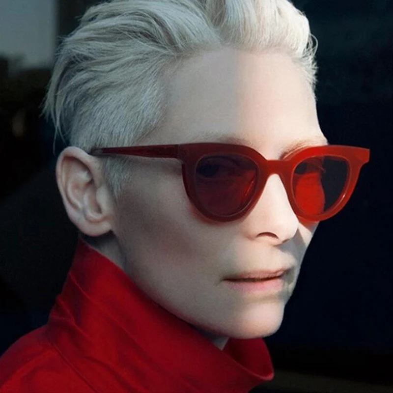 

Europe Women Cat Eye Sunglasses Fashion Cute Sun Glasses UV400 Ocean Gradient Lens Female Sexy Eyewear oculos de sol feminino