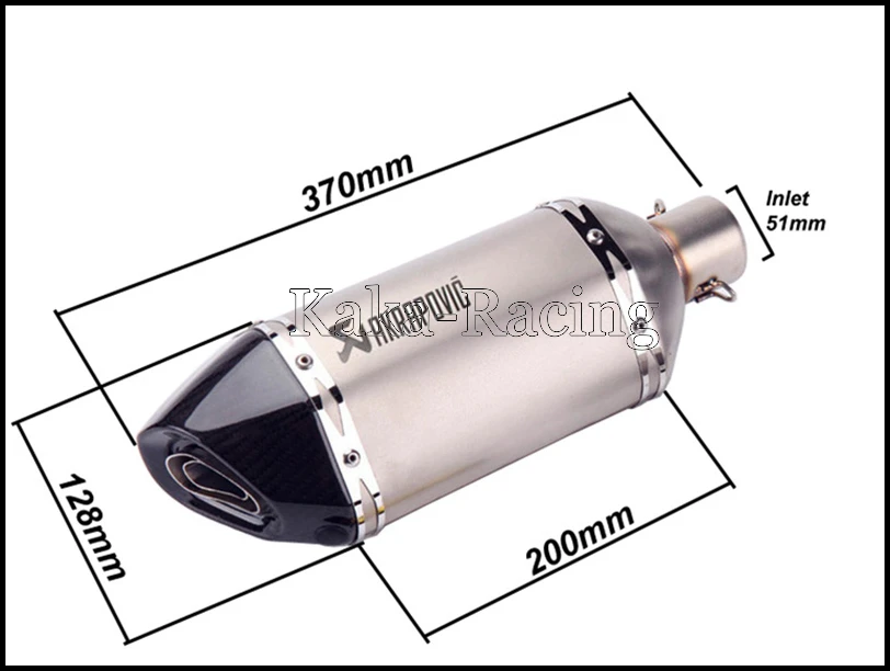 MT09 FZ09 мотоциклетная выхлопная система без шнуровки Модифицированная труба Akrapovic глушитель из углеродного волокна для Yamaha MT-09 FZ-09