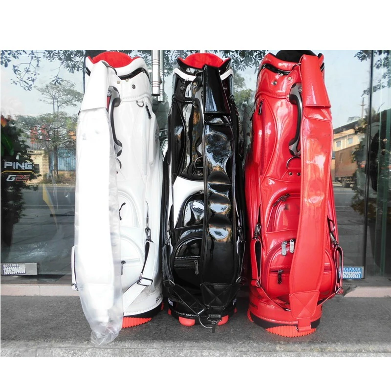 Фабричная OEM Стандартная сумка для гольфа высокого качества PU сумка для гольфа 5 отделов