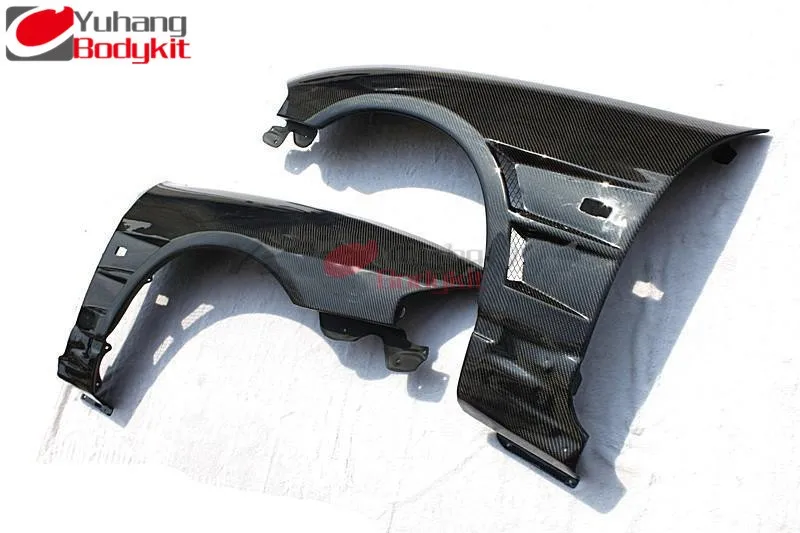 Hot Sell Vented Front Fender For Skyline R33 GTS Spec 1 BN-Style Carbon Fiber CF +30MM |