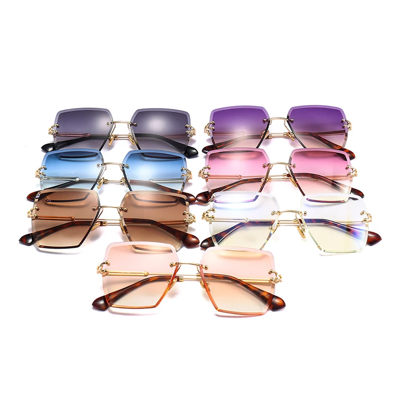 rimless square sunglasses  (7)