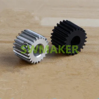 

SWMAKER Titan extruder, gear 0.5 modulus, 22 teeth, OD 12mm material:stainless steel or ABS for DIY 3D printer