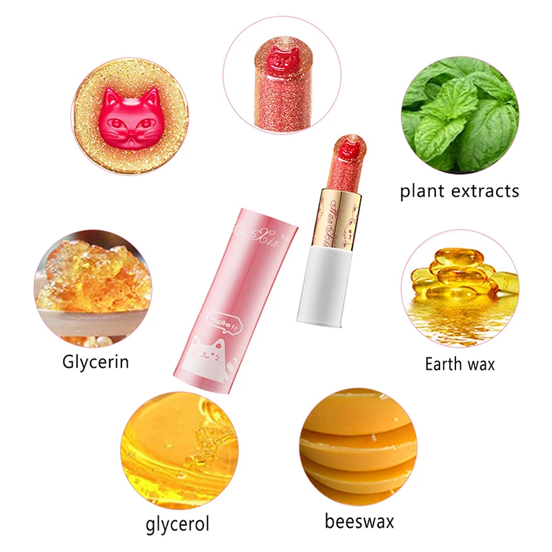 Hot Cat Shaped Matte Lipstick Long Lasting Lipsticks Nude Makeup Lip Cosmetics Velvet Red Waterproof Lipstick Korean Cosmetics