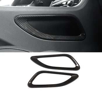 

Car Central Control Interior Gear Shift Case Side Frame Carbon Fiber Texture ABS Trim 1pcs for Jaguar F-PACE FPACE 2016-2018