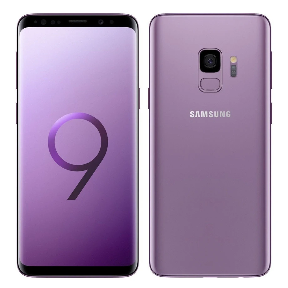 Samsung Galaxy S9 Dual Sim G9600, разблокированный мобильный телефон на Android, четыре ядра, 5,8 дюймов, 12 МП и 8 Мп ram, 4 Гб rom, 64 ГБ/128 ГБ NFC